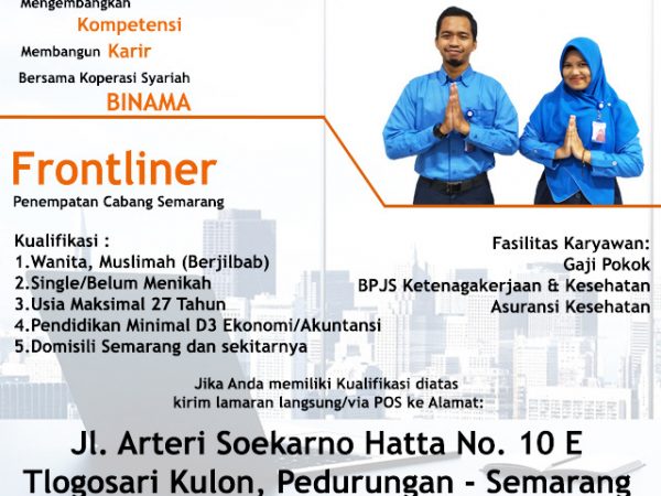 Karir Akuntansi - Frontliner Binama