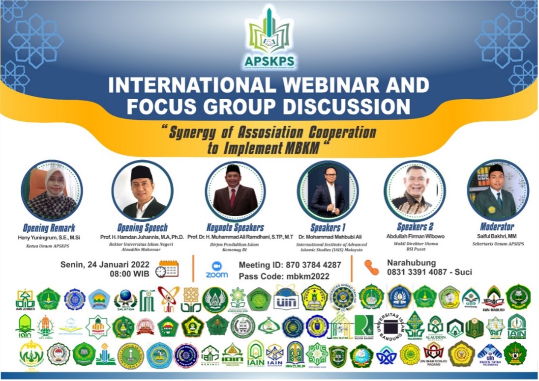 APSKPS Gelar Internasional Webinar and Focus Group Discussion secara Online