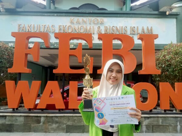 Berjaya di Universitas Gunadarma : Mahasiswa Prodi S1 Akuntansi  Syariah UIN Walisongo Semarang berhasil meraih Juara 1 Lomba Video Infografis dalam Tax Day Festival 2022 Tingkat Nasional
