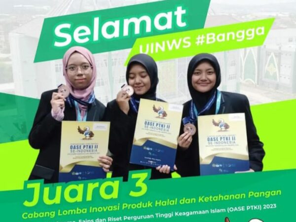 Mahasiswa Prodi Akuntansi Syariah FEBI UIN Walisongo raih Juara 3 OASE 2023 Se- Indonesia