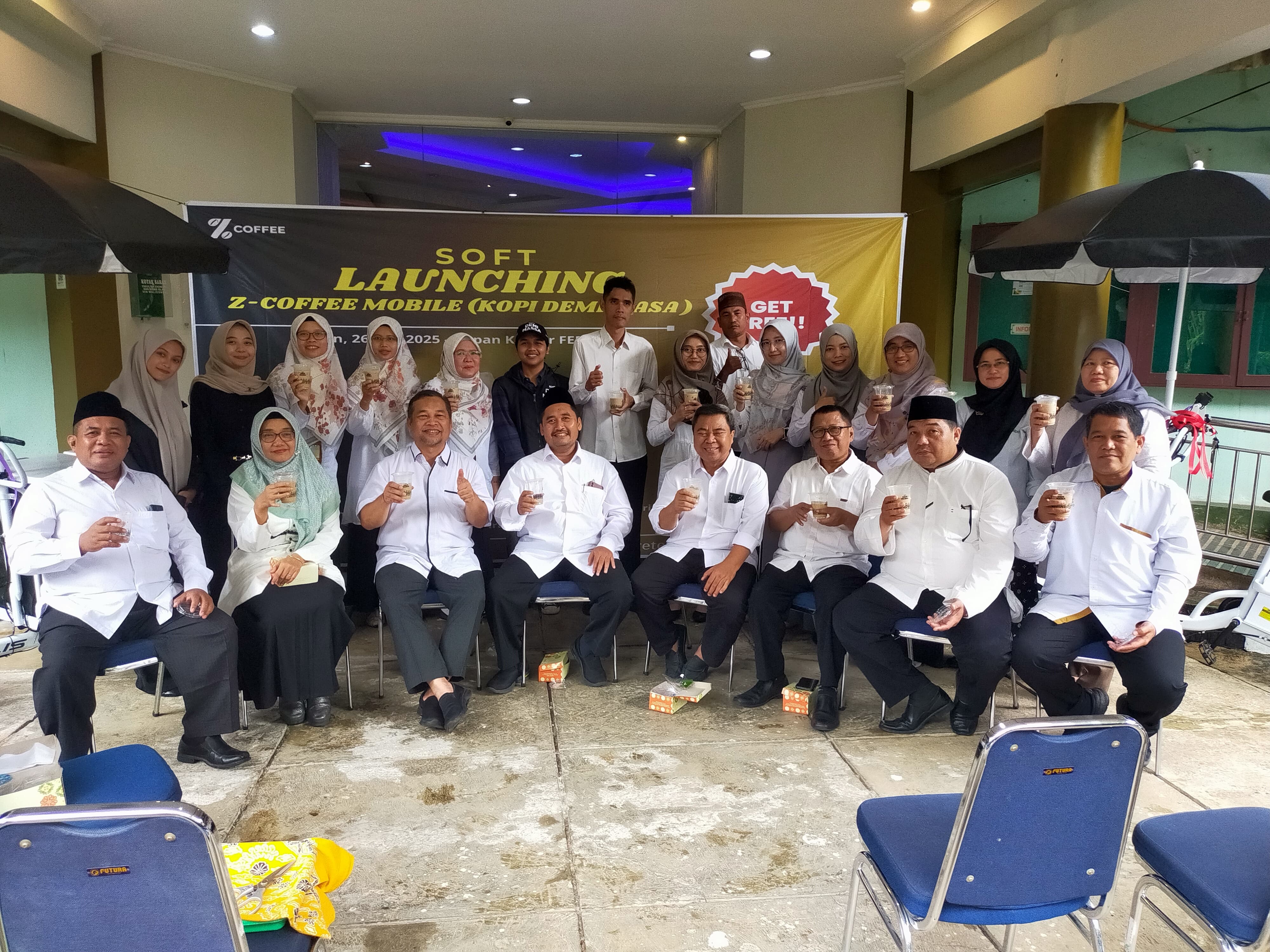 Soft louncing Z-coffe mobile kerja sama BAZNAS dan FEBI UIN Walisongo Semarang