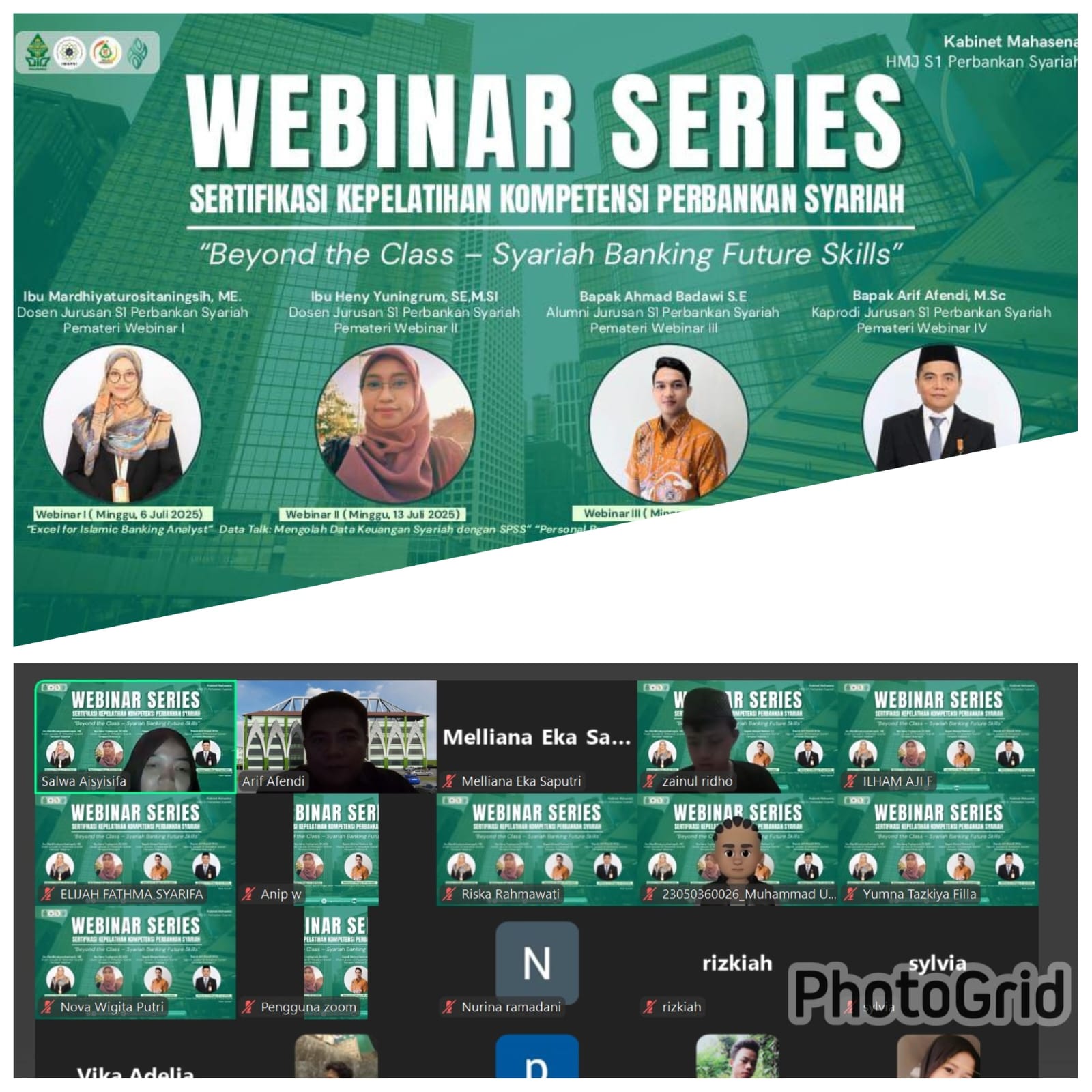 Webinar Series Prodi Perbankan Syariah UIN Walisongo: "Sertifikasi Kepelatihan Kompetensi Perbankan Syariah: Beyond the Class – Syaria Banking Future Skills" Webinar Series Prodi Perbankan Syariah UIN Walisongo: "Sertifikasi Kepelatihan Kompetensi Perbankan Syariah: Beyond the Class – Syaria Banking Future Skills"