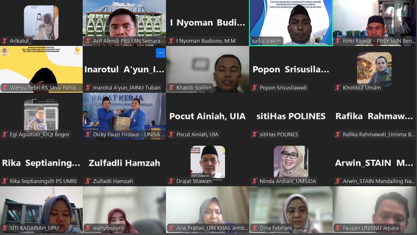 FGD dan Workshop Kurikulum OBE Prodi Perbankan Syariah bersama APSKPS Indonesia FGD dan Workshop Kurikulum OBE Prodi Perbankan Syariah bersama APSKPS Indonesia