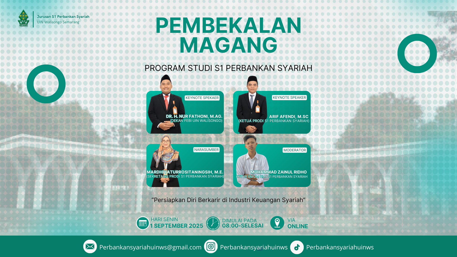 Prodi Perbankan syariah Gelar Pembekalan Magang Tahun 2025 Prodi Perbankan syariah Gelar Pembekalan Magang Tahun 2025