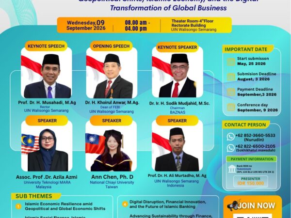 FEBI UIN Walisongo Semarang Buka Call for Papers & Participants The 4th WICIEB 2026